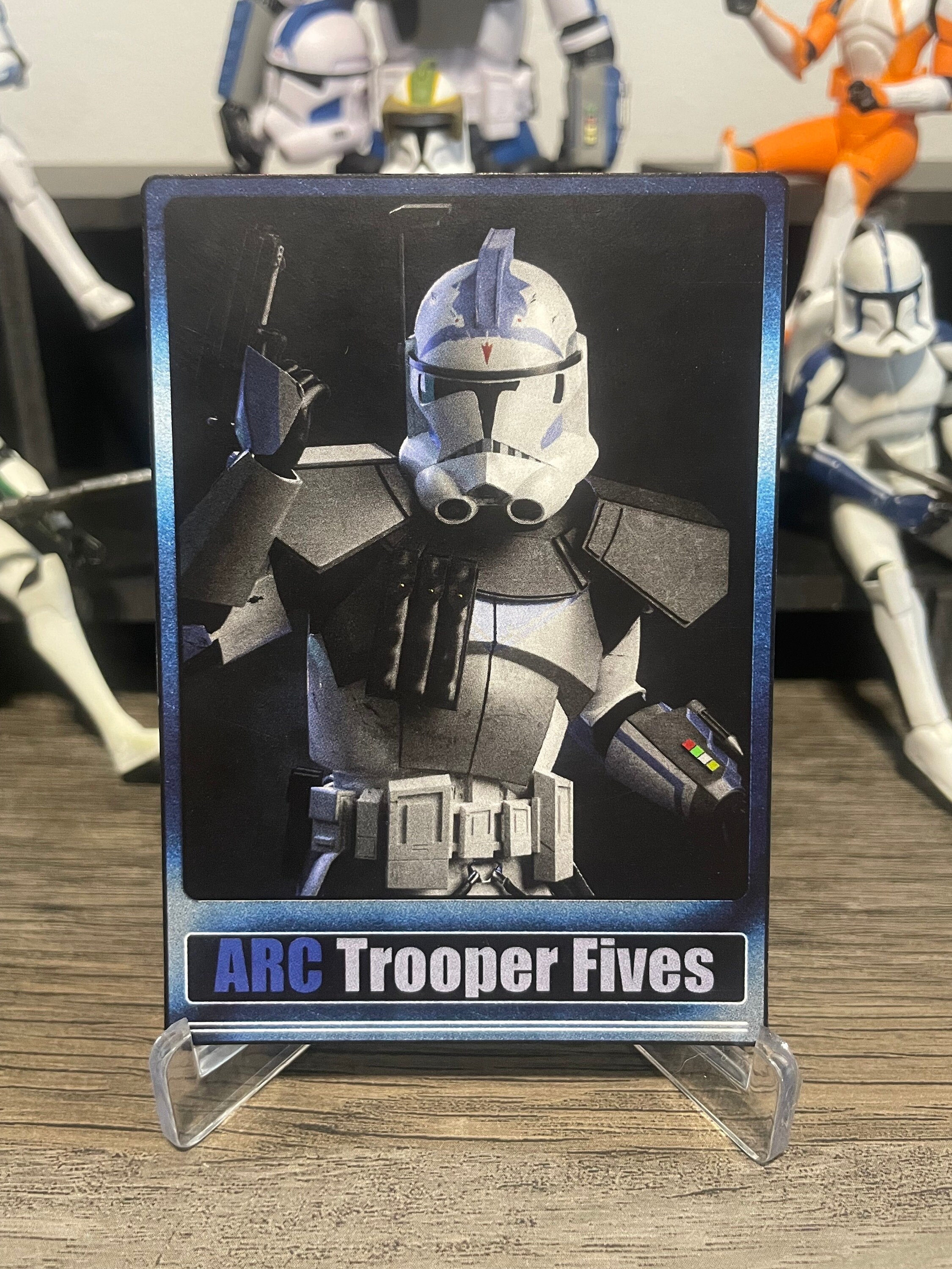 ARC Trooper Fives Custom Trading Card - Etsy