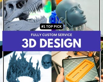 Niestandardowy model 3D, modelowanie stworzeń w druku 3D, głowy, rekwizyty, części, gotowy do użycia z żywicą plik STL + konfiguracja wsparcia, pliki cyfrowe zatrudnij projektanta 3D