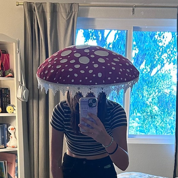 Homemade Mushroom Hat for Cosplays and Fun