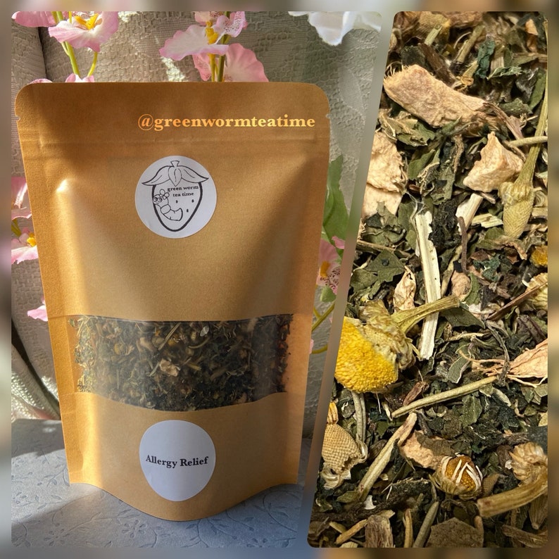 Allergy Relief Herbal Tea, Stinging Nettle Leaf, Licorice Root Etsy