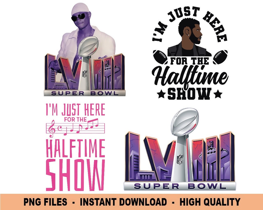 Usher Super Bowl Halftime PNG, Usher Super Bowl Halftime Show PNG, 2024 ...
