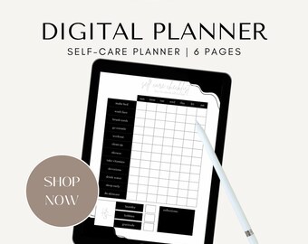 Digital Self-Care Planner Pages - PRINTABLE