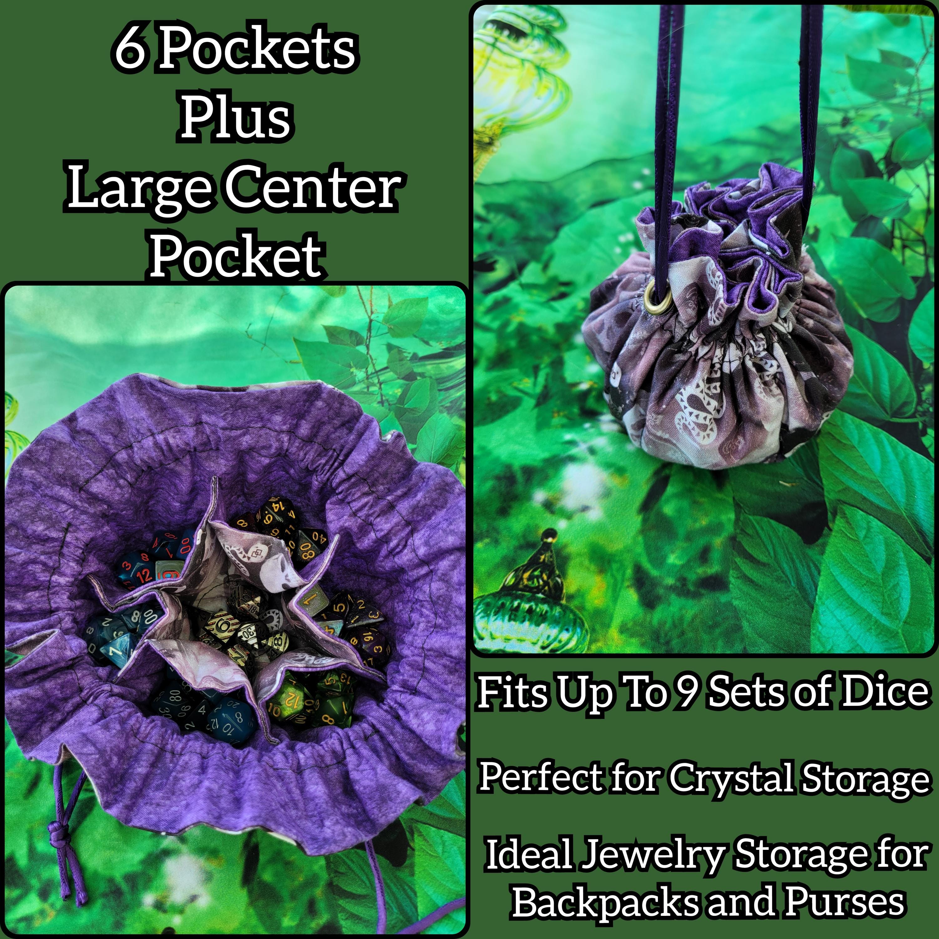 Spell Pocket Medium Size Multi Pocket Pouch |