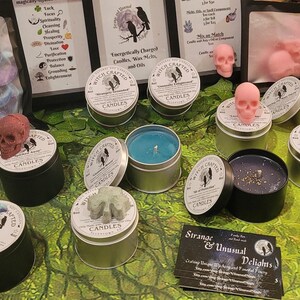Essential Oil Natural Wax Candles | Sensitive Scent | Ritual Candles | Healthy Home Fragrance | Spell Use | Witch Crafted Candles