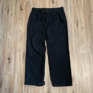 Vintage 90s Striped Pants - Etsy