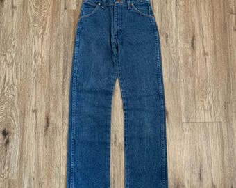Jeansy Wrangler z lat 80., obcisłe, proste, rozmiar 13/14, chłopięce