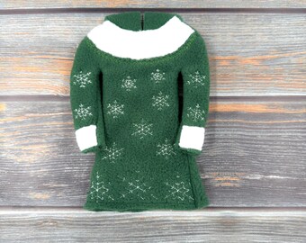 Snowflake Dress Holiday Elf Costume