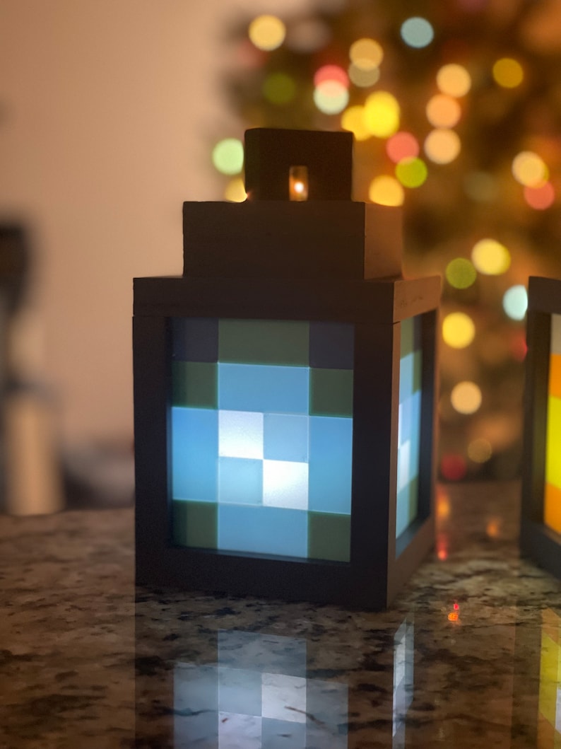 Minecraft Lantern / Soul Lantern Ideal Minecraft Themed Decor or Gift