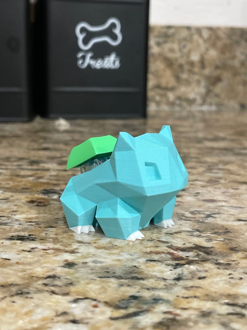 Low-poly Bulbasaur Pokemon Inspired Fidget Toy – Clicker With ...