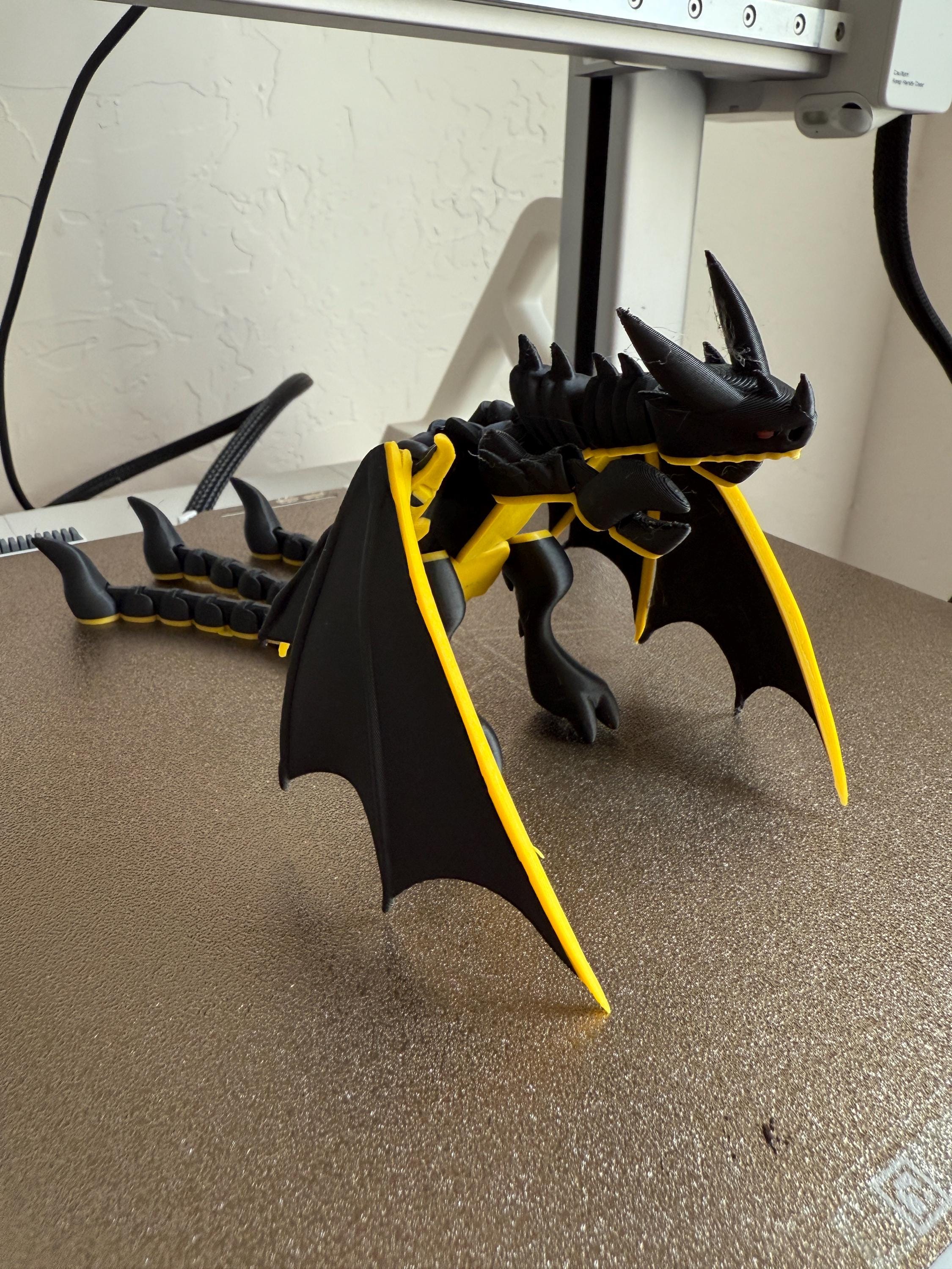 Triple Stryke Articulating Flexi Figure | 3D Printed Dragon Toy