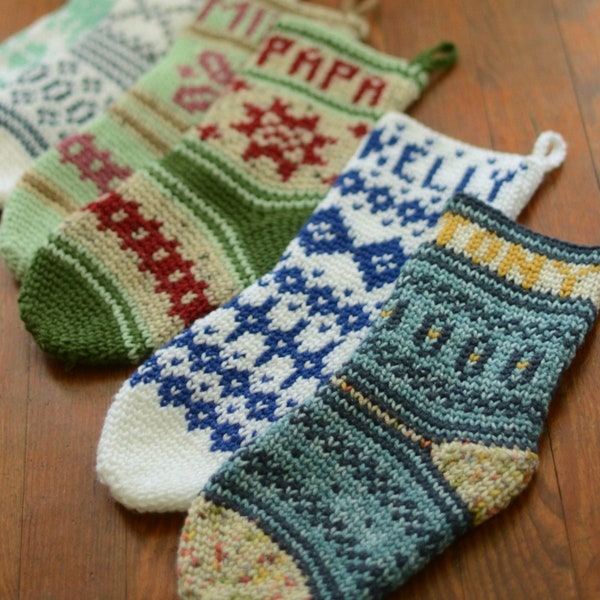 Christmas Socks Ornament Crochet Pattern