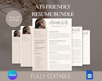 ATS Friendly Resume Template Word - Il 340x270.6247375705 D7d7 