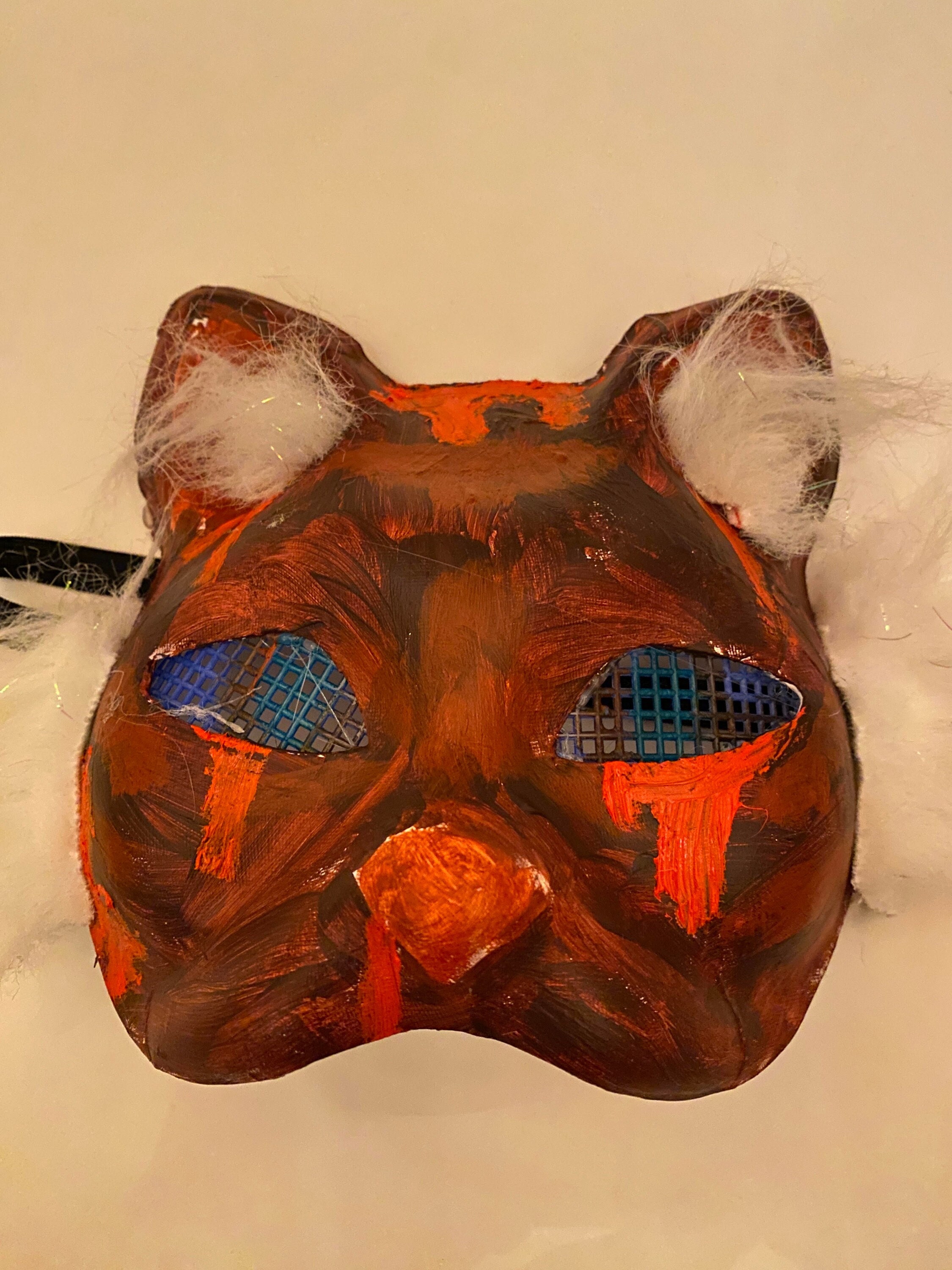  SAFIGLE Cat Mask Therian Mask Animal Mask Halloween Mask for  Kids Adults White Cat Mask Hand Painted Face Mask Animal Party Cosplay  Costume : Clothing, Shoes & Jewelry