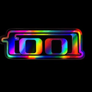 Tool Y2K Band Sticker | holographic multicolor