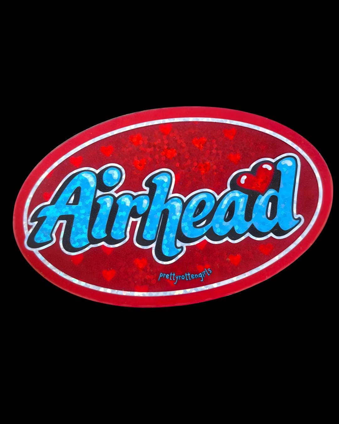 Airhead Sticker | Glitter Vinyl Holographic Candy-inspired Decal | Cute ...