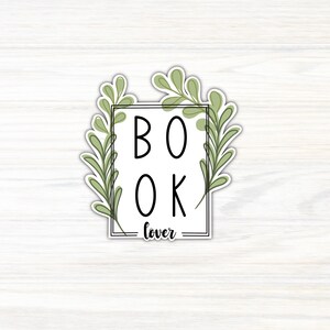 Book Lover Sticker / Kindle Sticker / Reader Sticker / Book Sticker / Bookish Gift / Reader Gift / Book Lover