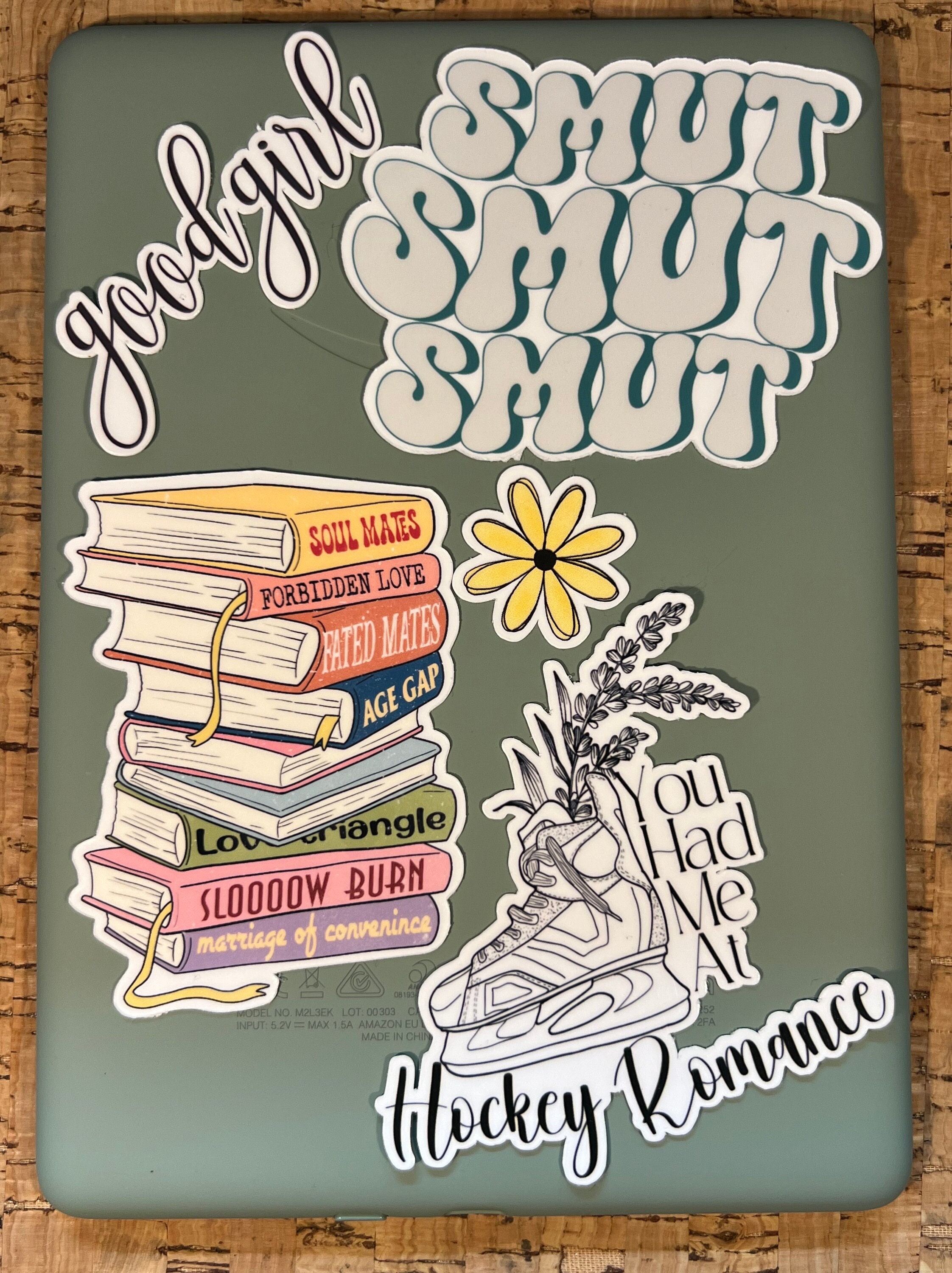 Book Stack Sticker / Kindle Sticker / Book Obsessed / Reader Gift ...