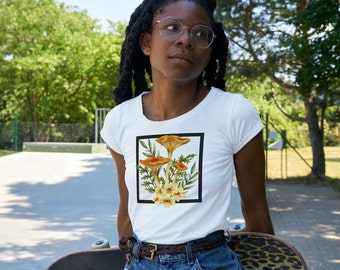 Chanterelle Mushroom Organic Women's T-Shirt