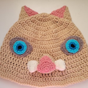 Anime Boar Head Bucket Hat