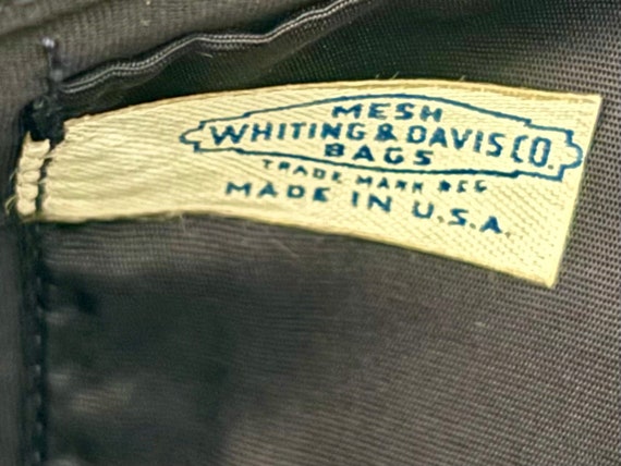 Vintage Whiting and Davis Mesh Clutch-Stunning! 1… - image 7