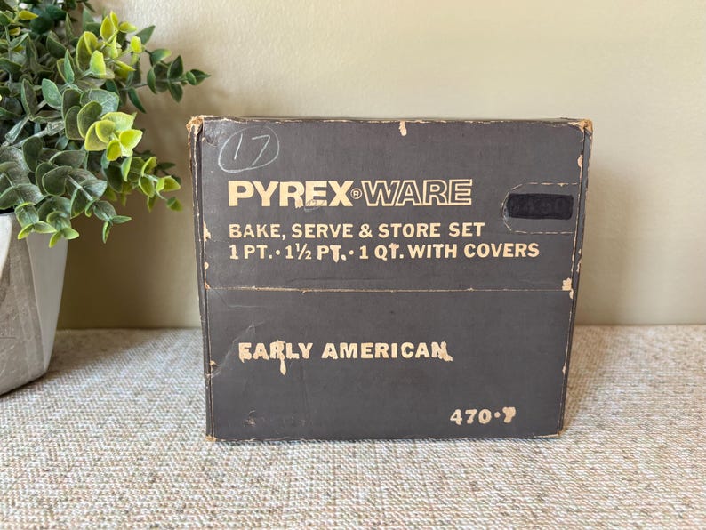 Pyrx Box Vintage Pyrex Sets-new in Sealed Boxes! - Etsy