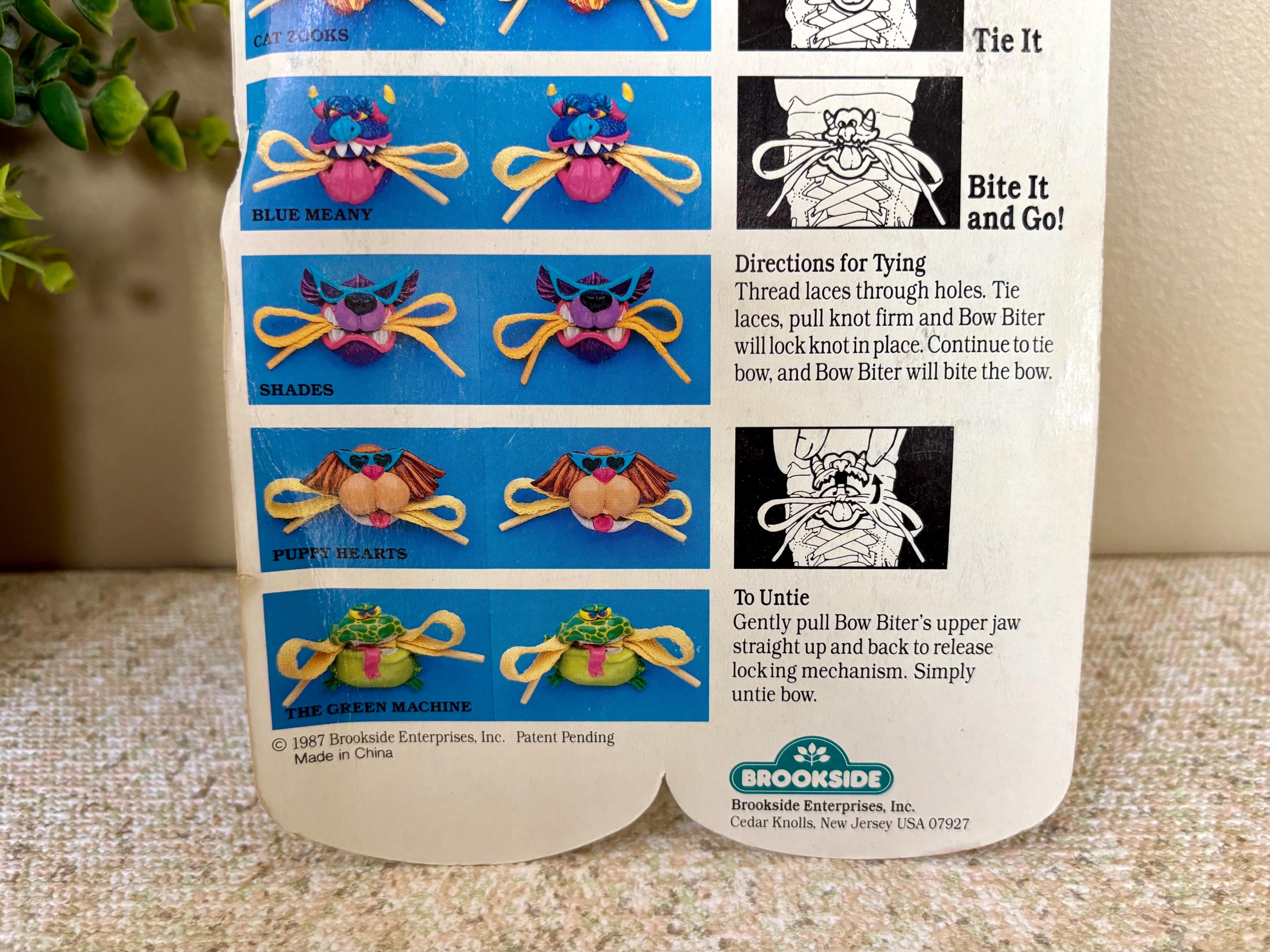 1987 Vintage Original Frog Bow Biters- New and Unopened! Very Rare