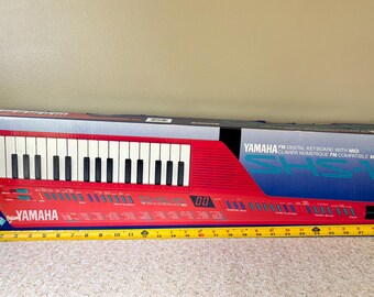 1987 Vintage Original Yamaha SHS-10 Red Keytar- New and Unused in