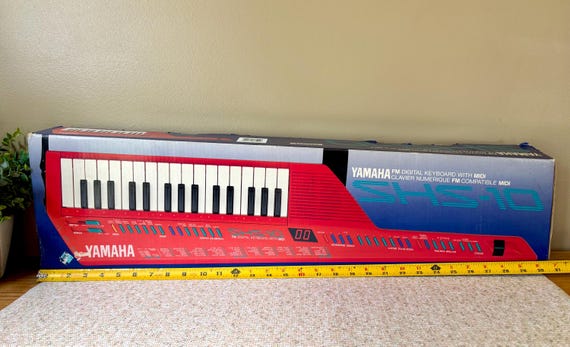 1987 Vintage Original Yamaha SHS-10 Red Keytar- New and Unused in
