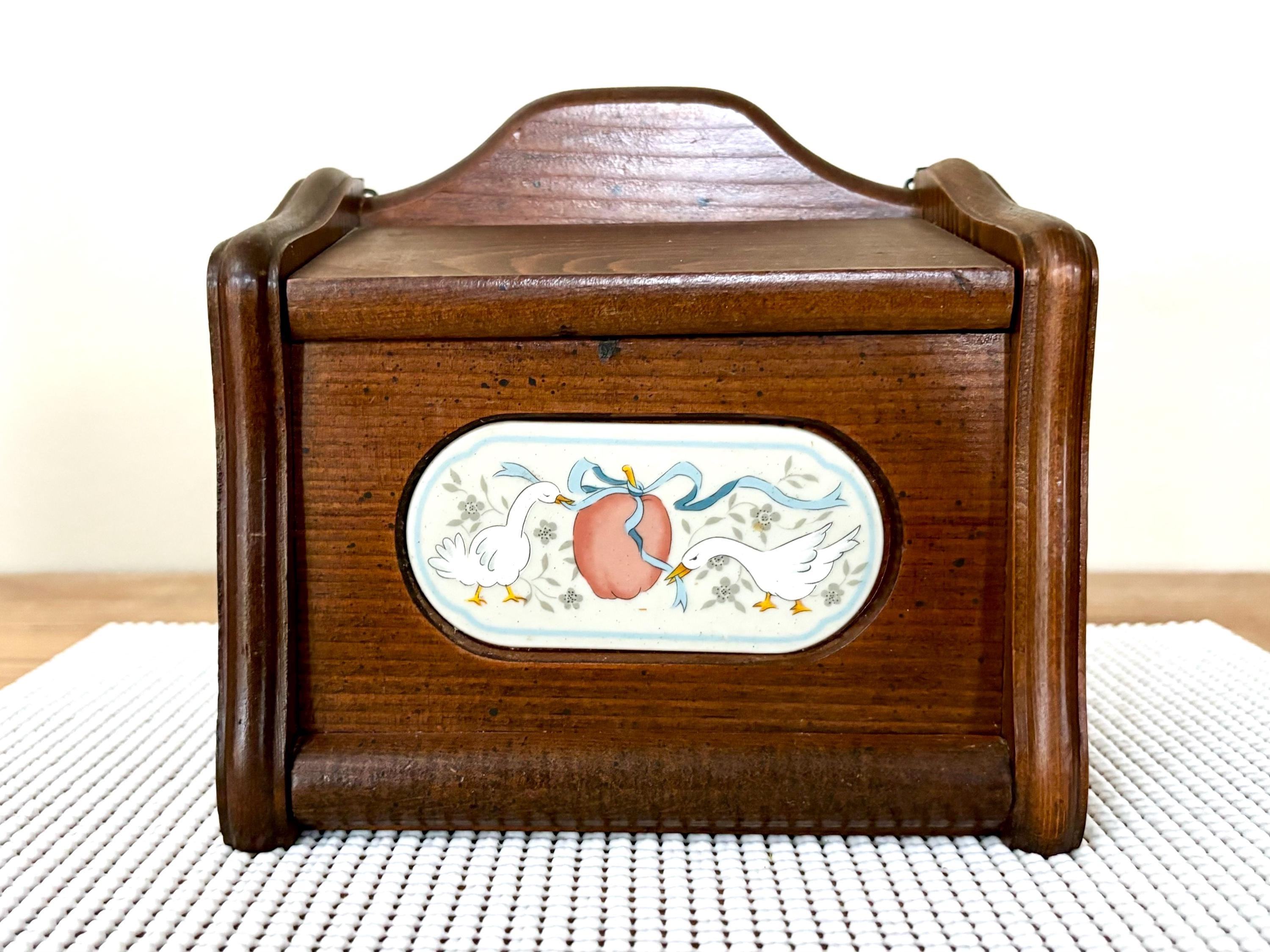 Marmalade Goose Vintage Wooden Recipe Box-1990's - Etsy