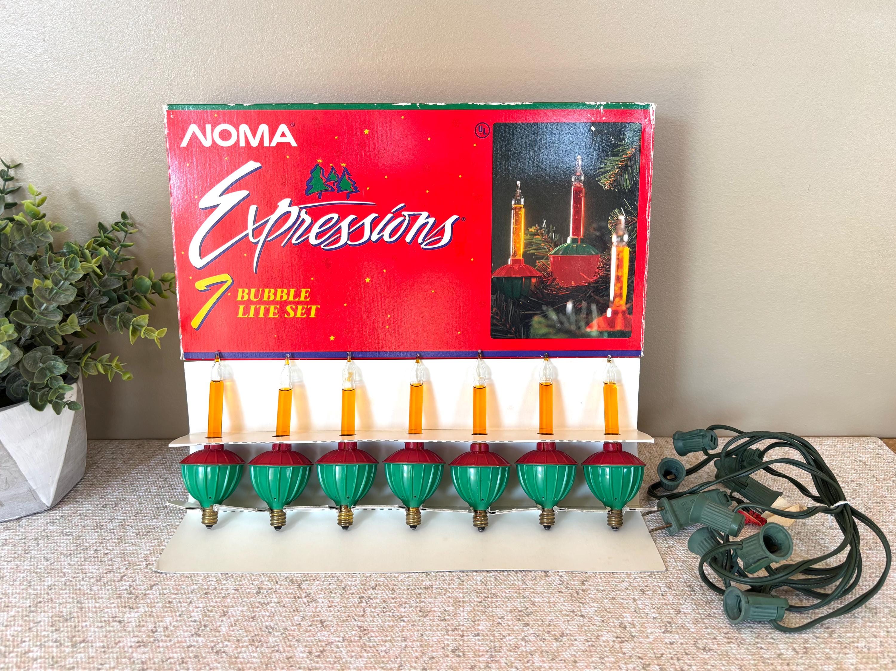 Vintage Noma Expressions Bubble Christmas Light Set-working! - Etsy