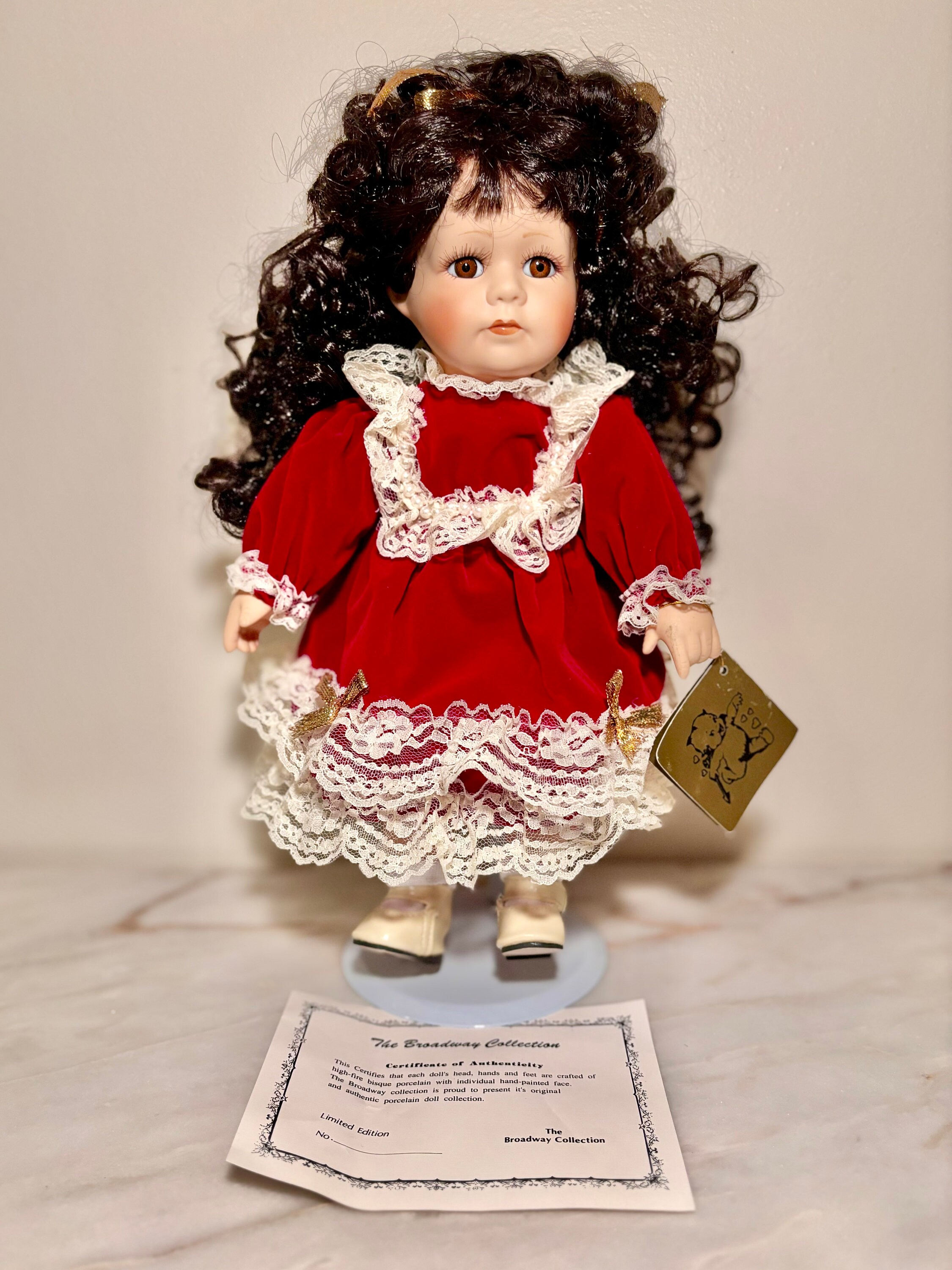 Broadway Collections 12 Inch Porcelain Doll-vintage - Etsy