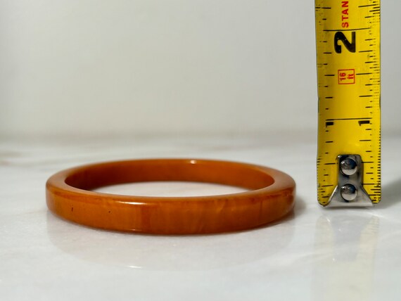 Bakelite Shades of Butterscotch 1/4 inch Wide Ban… - image 9