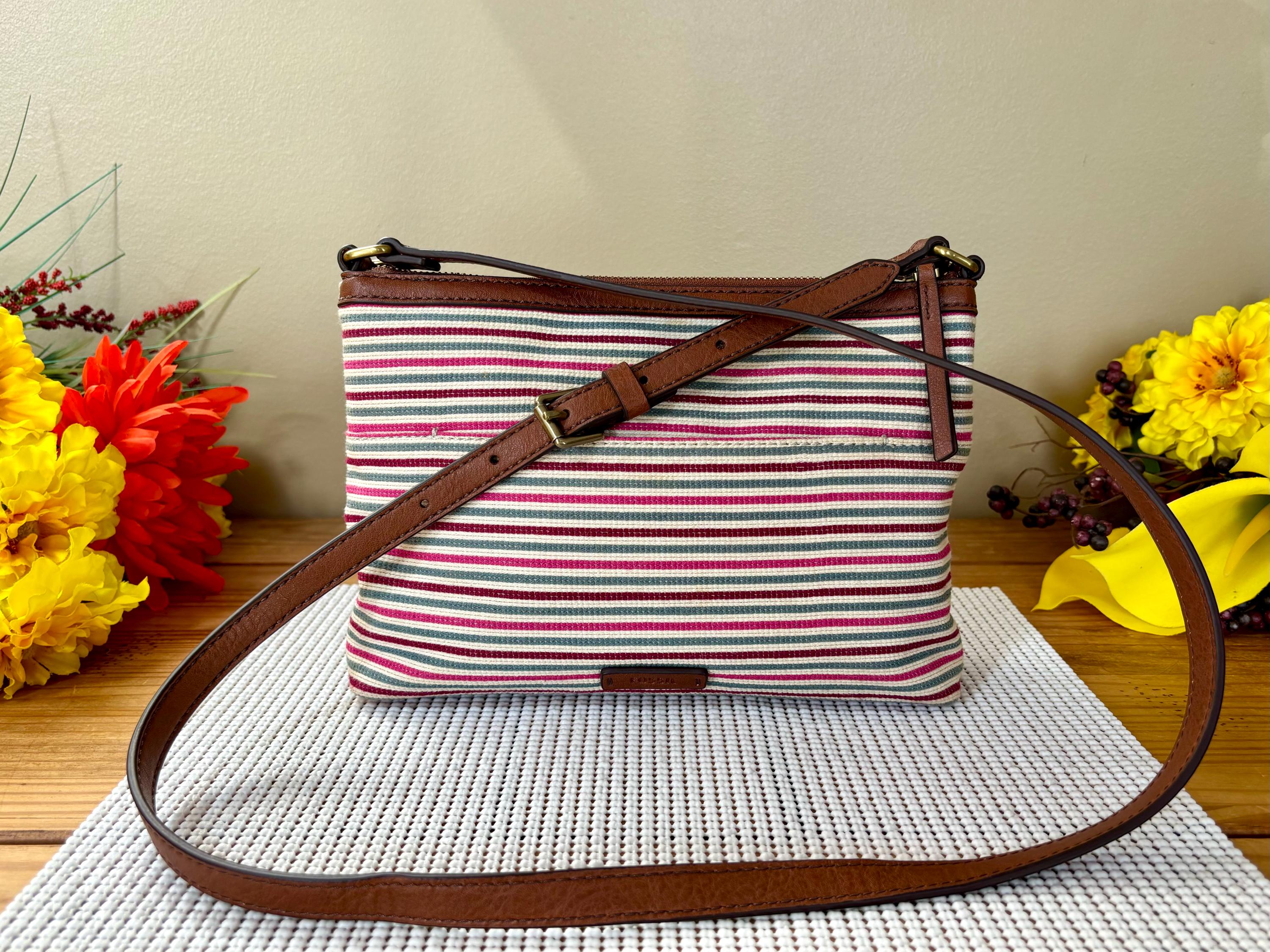 Striped Fossil Bag Etsy