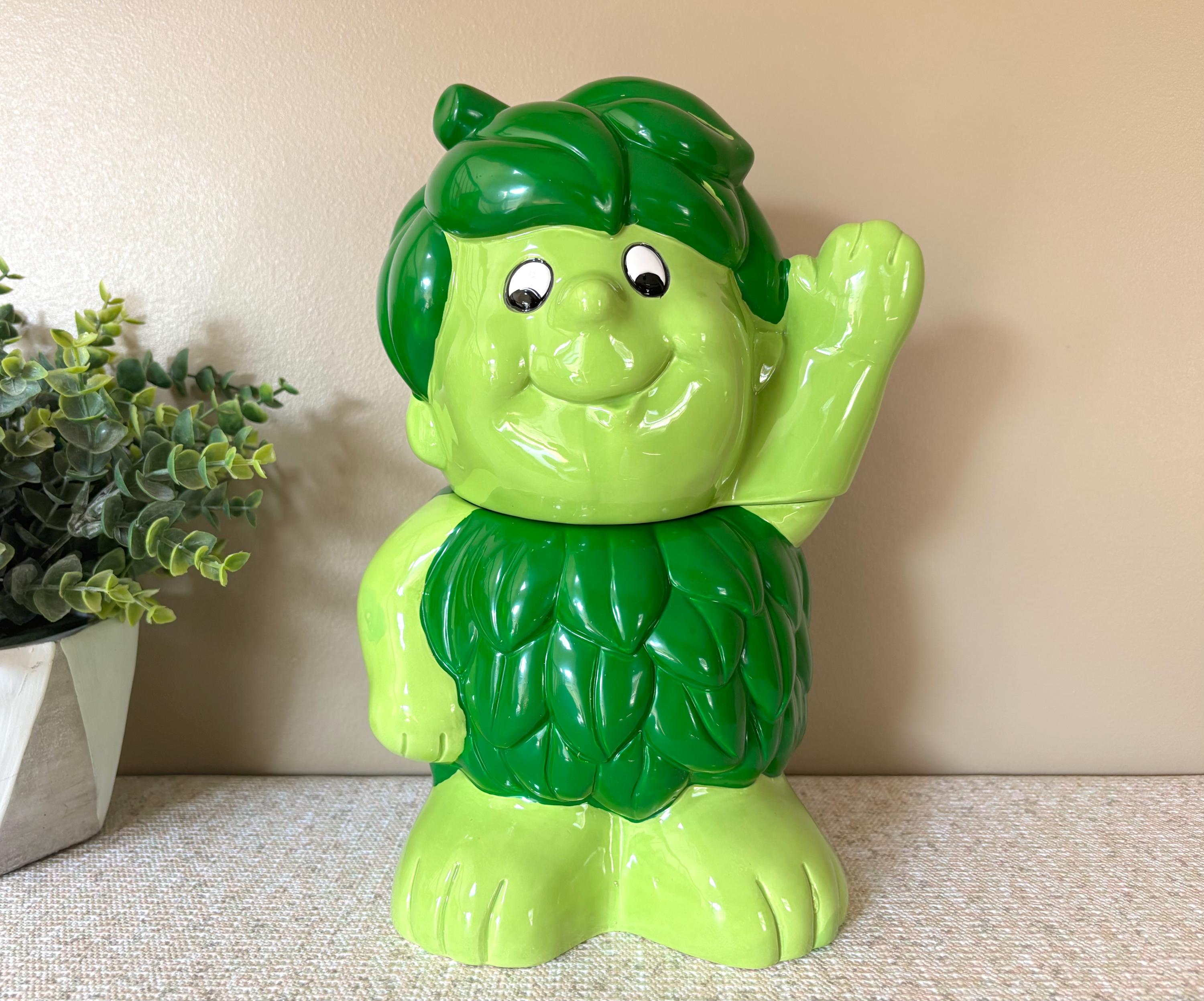 1988 Vintage Pillsbury Green Giant Little Green Sprout Cookie Jar