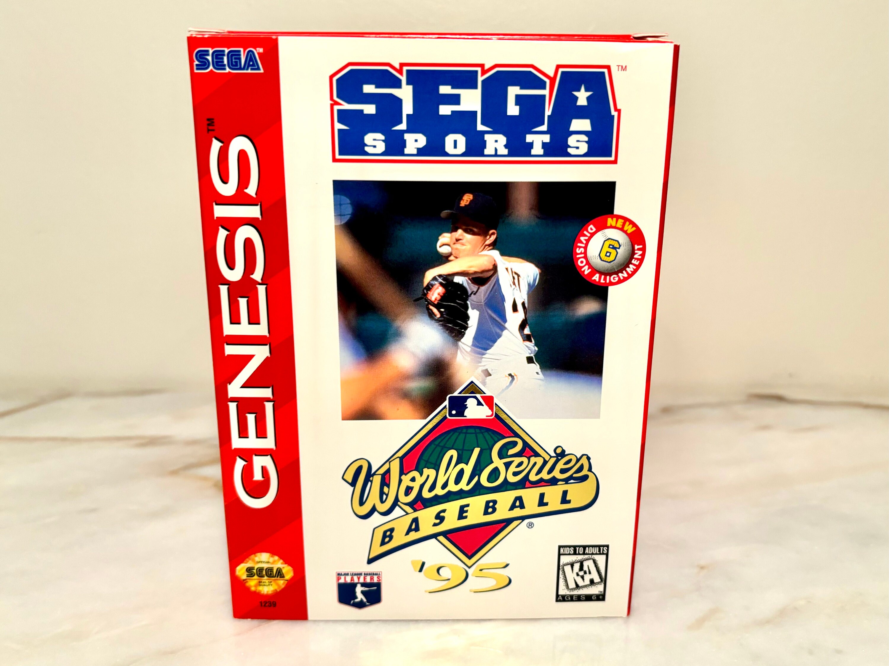 Sega Genesis World Series Baseball Game Comes Complete With