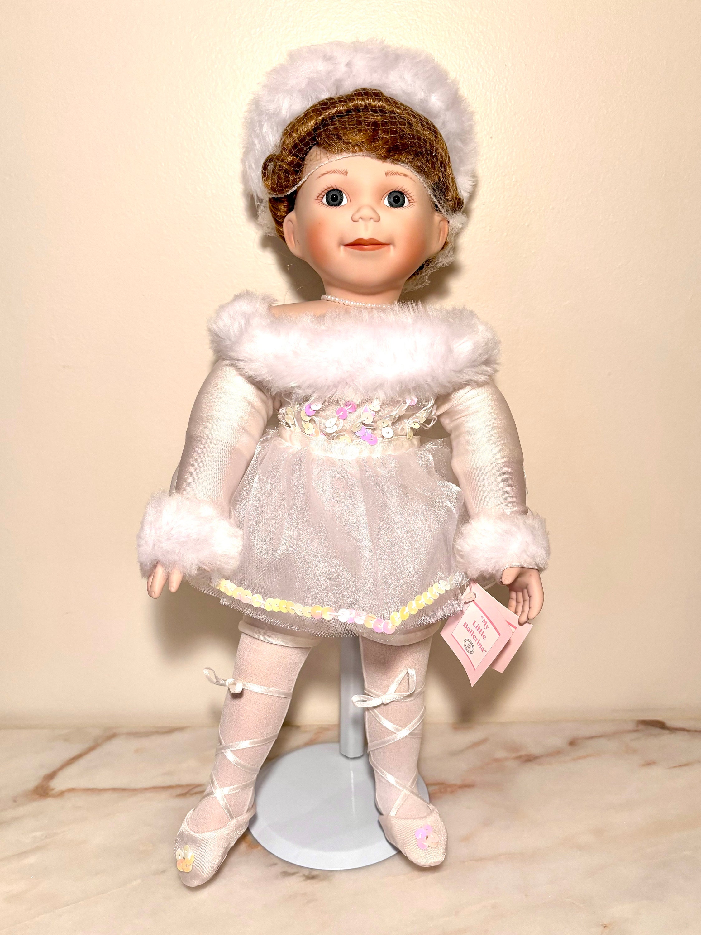 アンティーク 人形  Ashton-Drake Galleries Ashton-drake Galleries 16 Inch Porcelain Doll My Little Ballerina