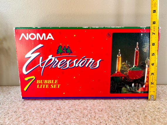 Vintage Noma Expressions Bubble Christmas Light Set-working! - Etsy