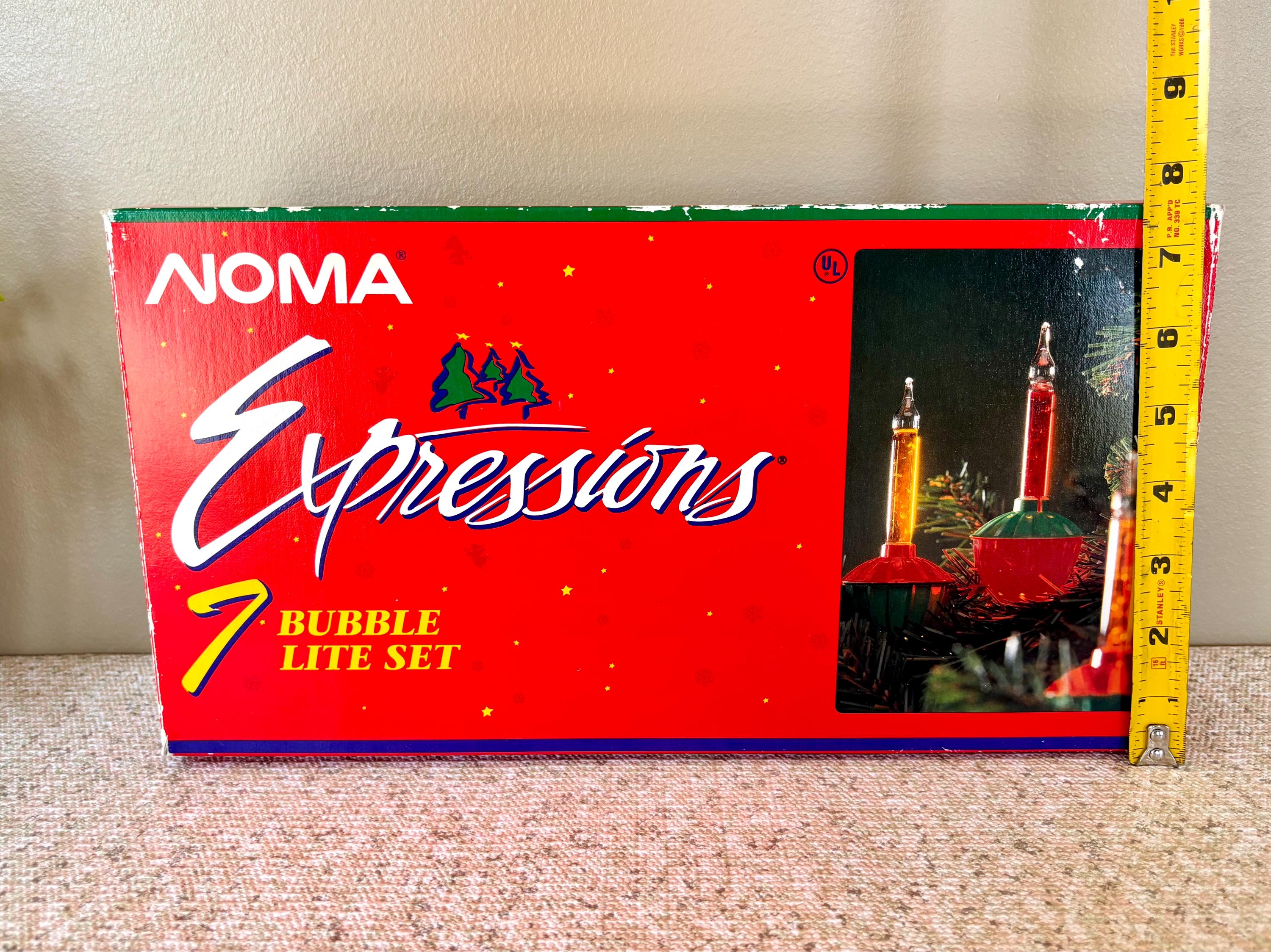 Vintage Noma Expressions Bubble Christmas Light Set-working! - Etsy
