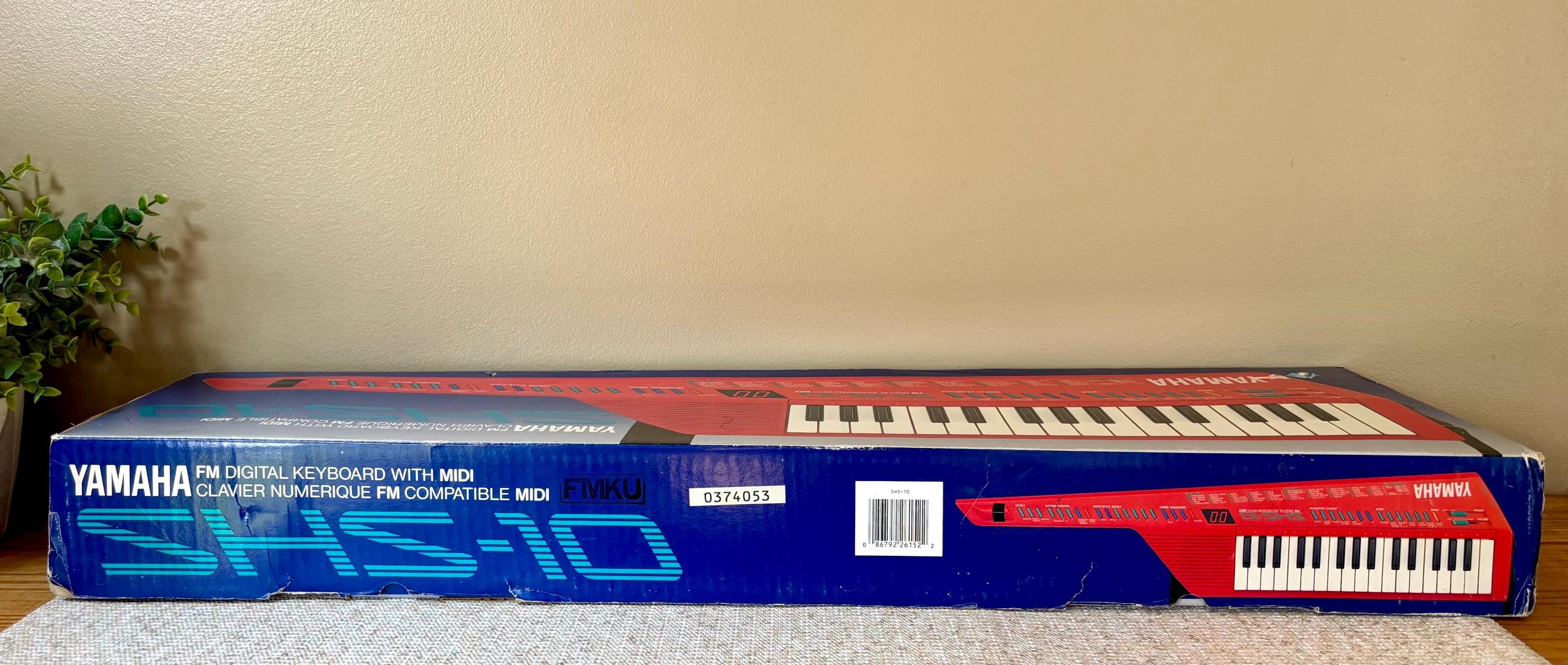 1987 Vintage Original Yamaha SHS-10 Red Keytar- New and Unused in