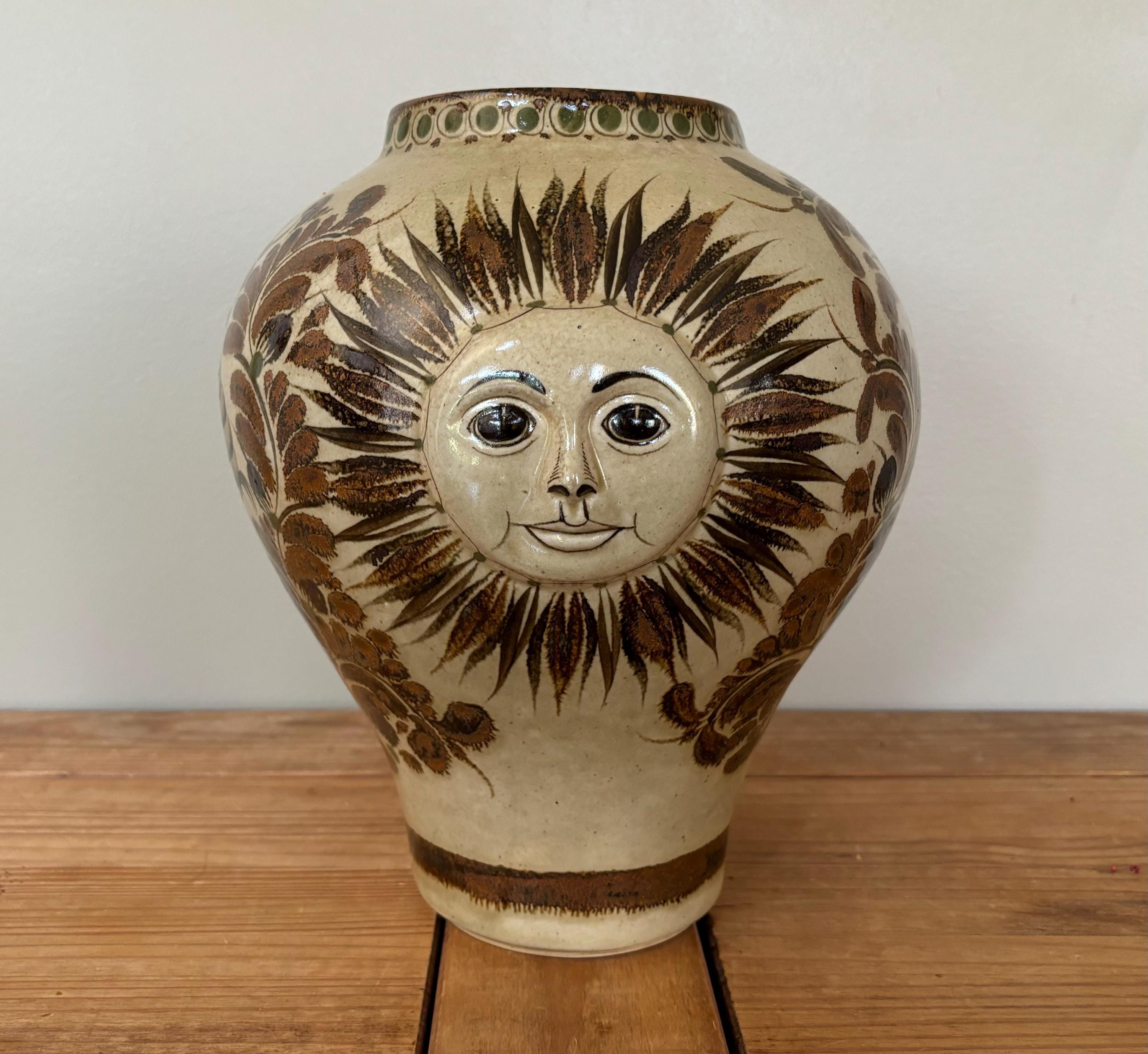 Carlos Villanueva ポット　陶器　ヴィンテージ　フォークアート Carlos Villanueva ポット 陶器 ヴィンテージ フォークアート