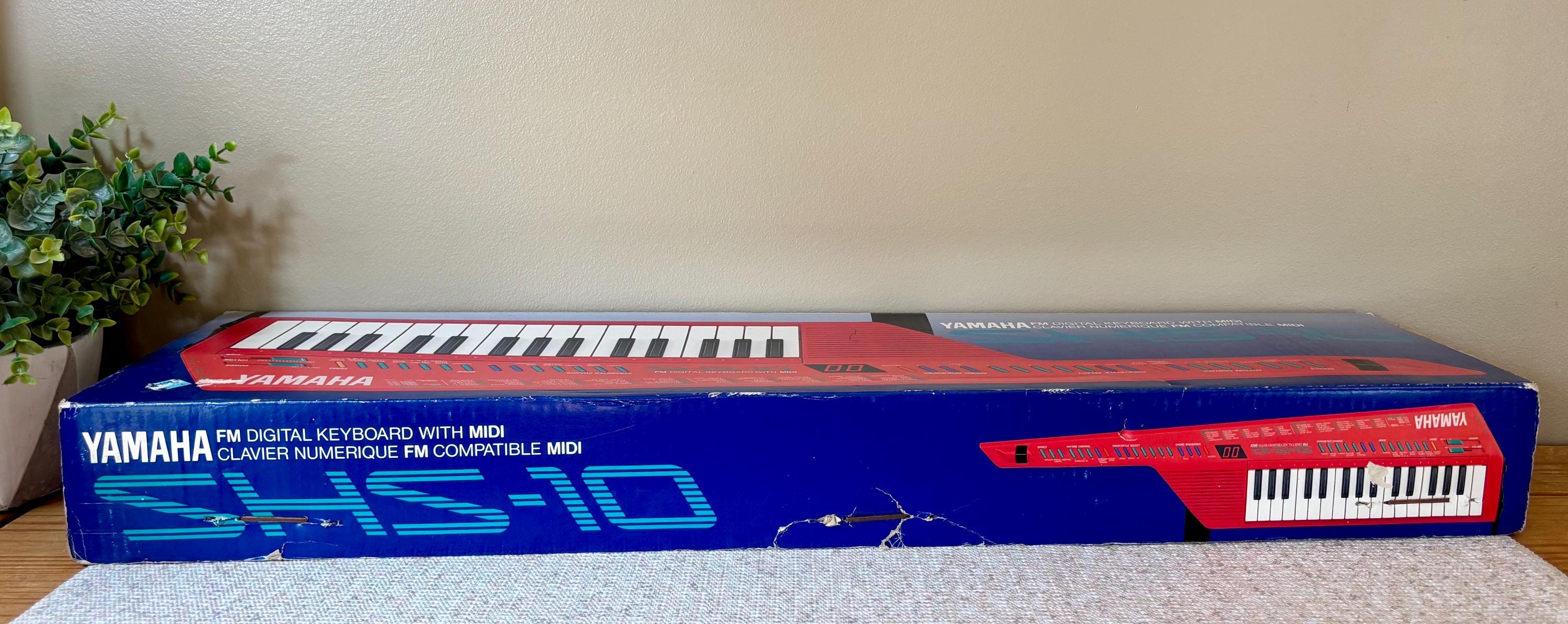 1987 Vintage Original Yamaha SHS-10 Red Keytar- New and Unused in