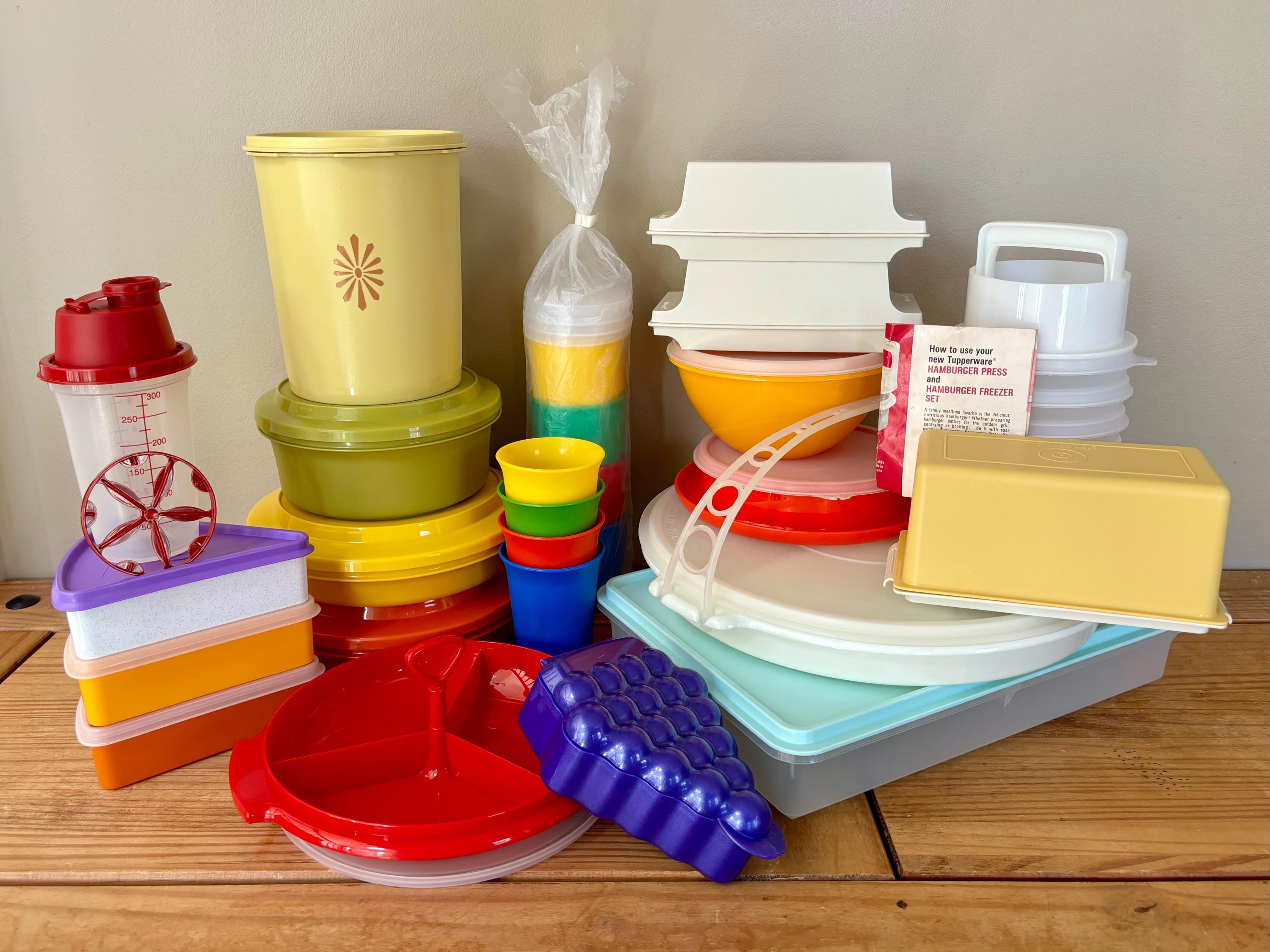 1960's Vintage Tupperware (32) Piece Collection- New - Etsy