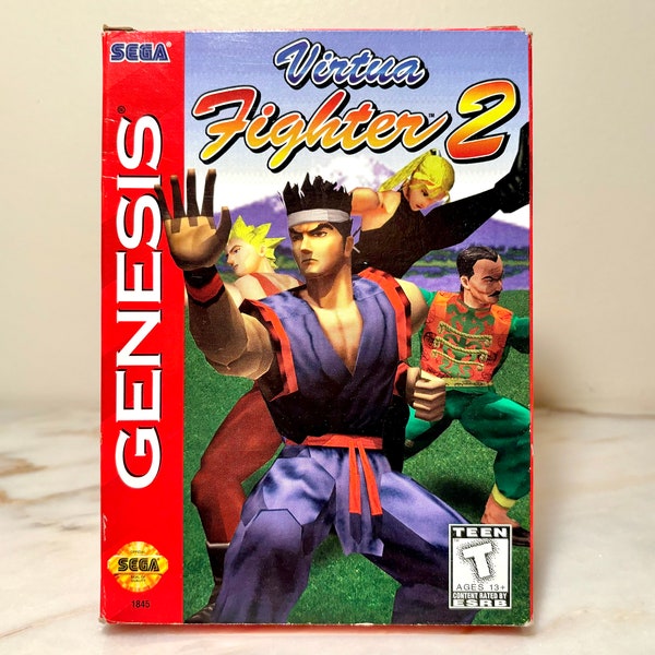 Sega Genesis Virtua Fighter 2 Game Comes Complete With Manuals 1997-Tested