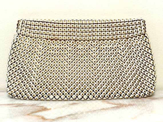 Vintage Whiting and Davis Mesh Clutch-Stunning! 1… - image 2