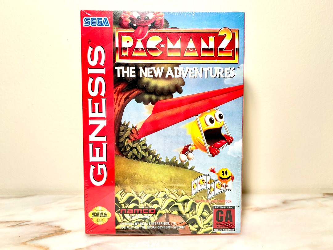 Freaky Pacman Sega Genesis Pac-man 2: the New Adventures Game 1994-factory Sealed New ...