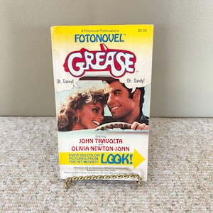 1978 Grease Movie Fotonovel Book- 1st Edition John Travolta