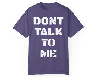 Silent Expression Tee - Make a Statement With 'don't Talk to