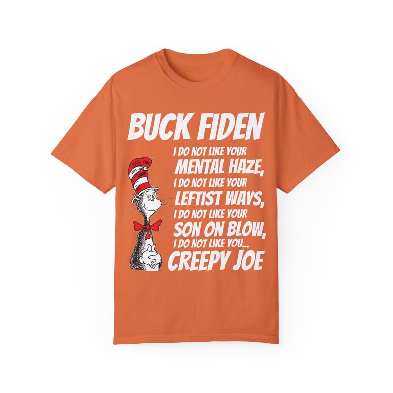 Buck Fiden Cat in the Hat Tee Shirt Unity Tee I Do Not Like You