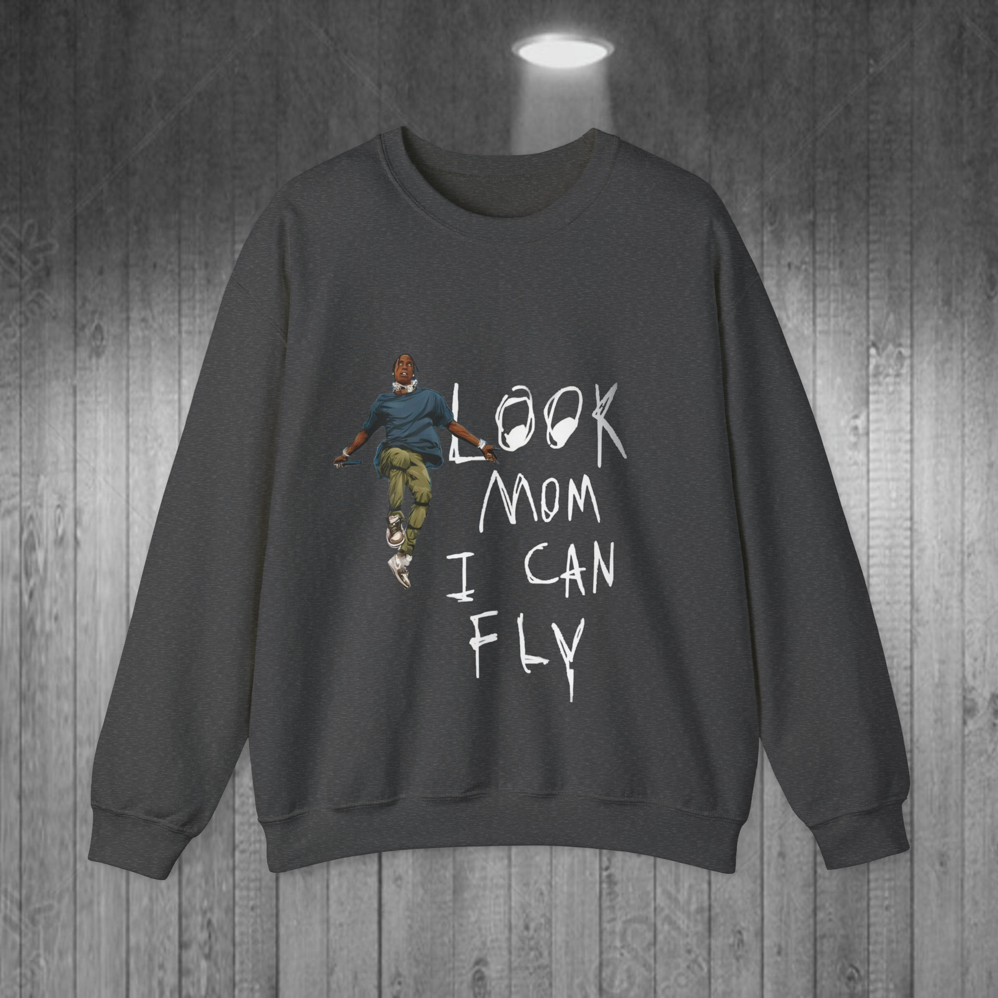 Travis Scott Hoodie Look Mom I Can Fly - Etsy