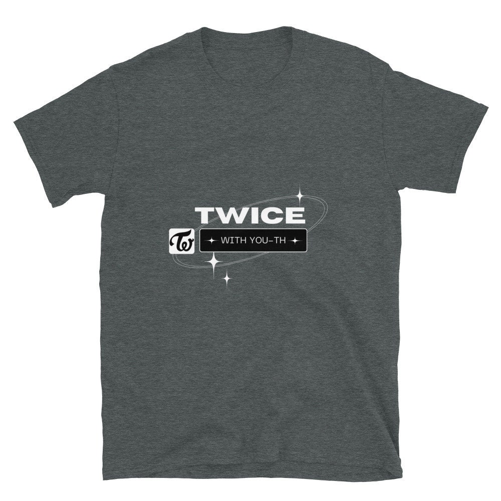Kpop 2024 TWICE Logo Tshirt With Youth Album TWICE Merch Kpop Gift